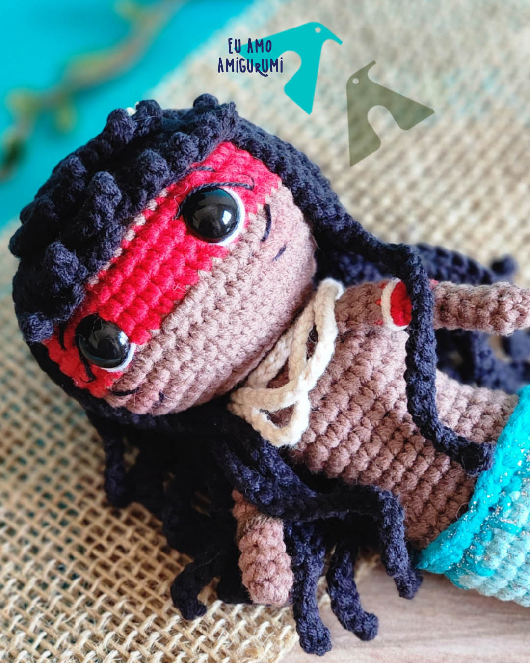 amigurumi sereia iara