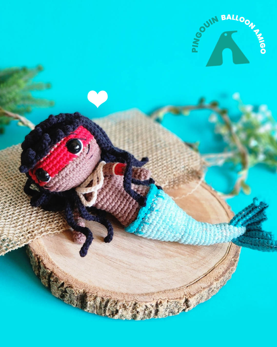 amigurumi sereia iara