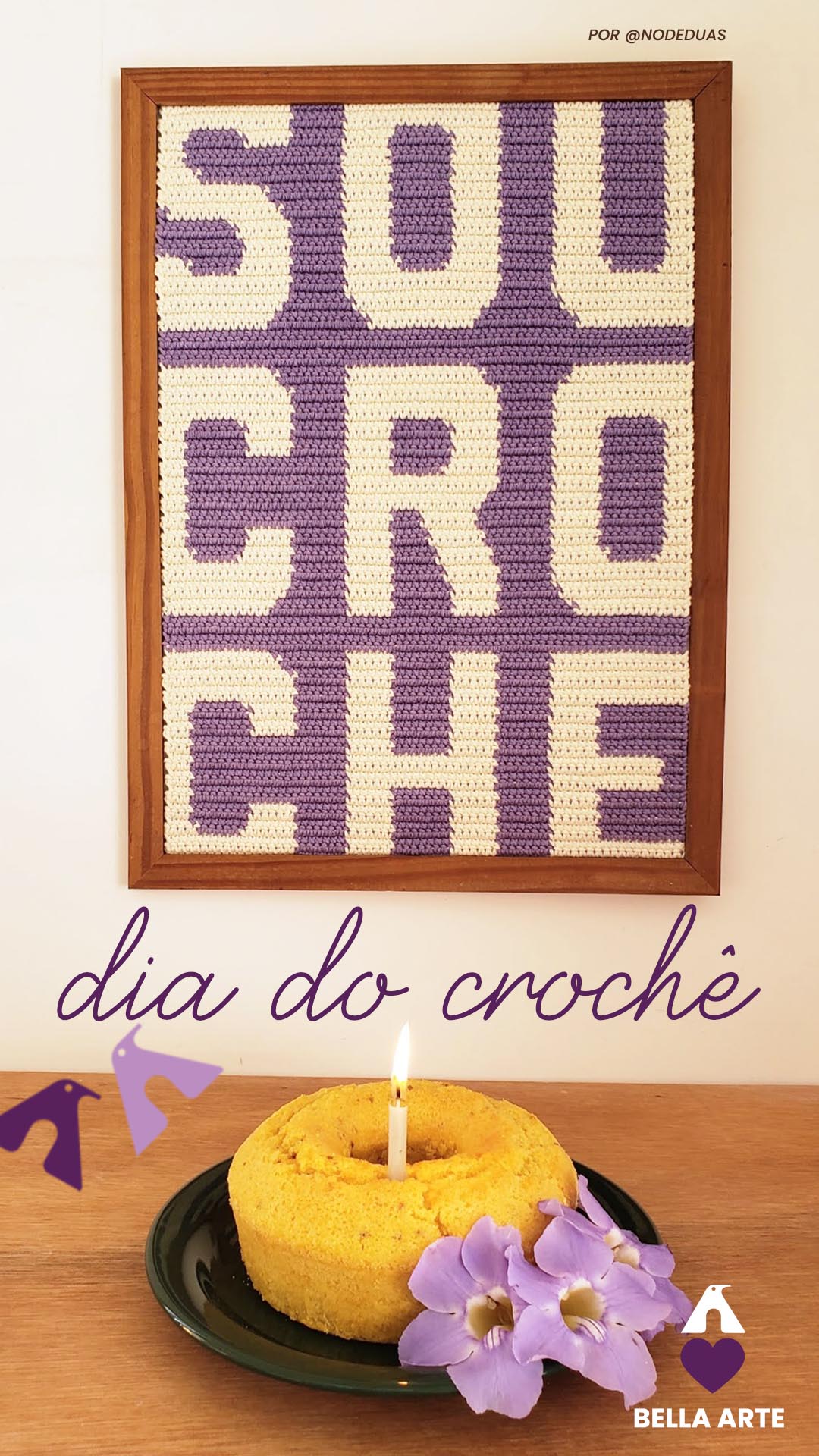 dia do croche fio bella arte