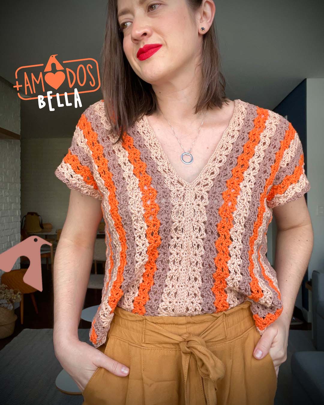 blusa croche