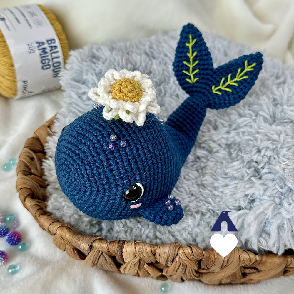 amigurumi baleia