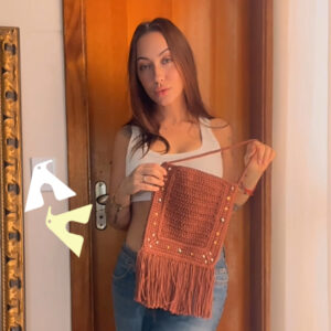 bolsa boho em croche