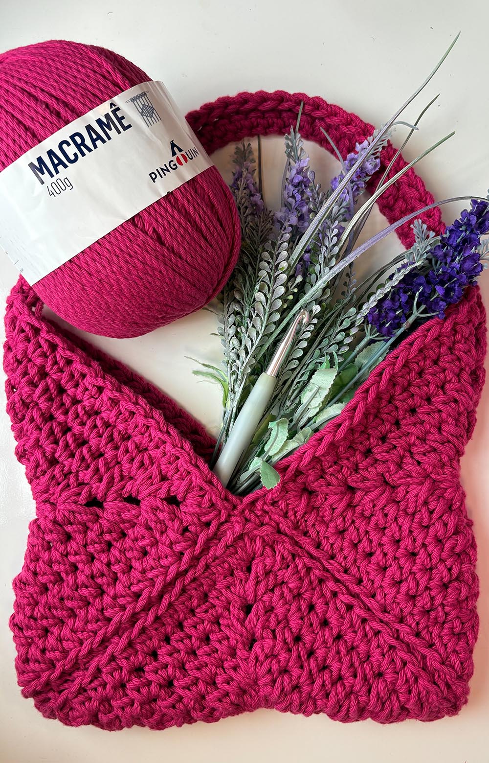 bolsa macrame 
