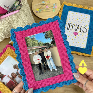 PORTA RETRATO CROCHE