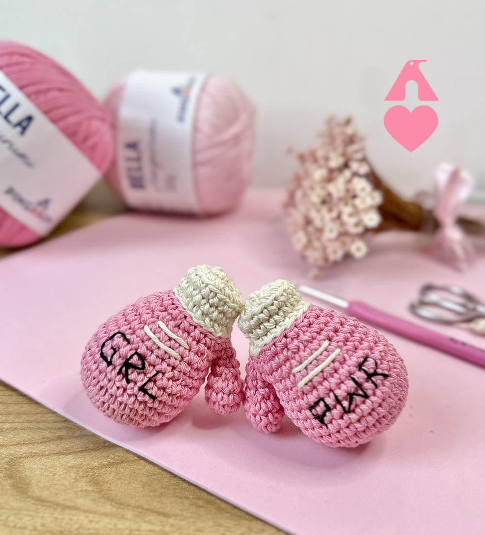 outubro rosa croche