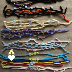 pulseiras croche