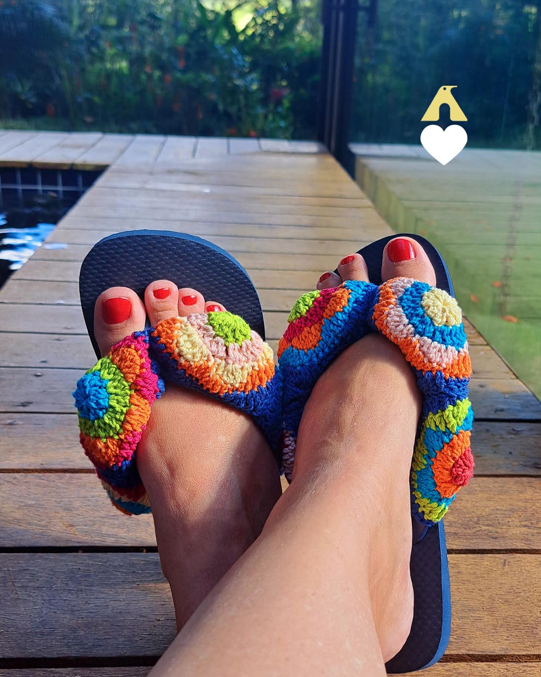 SANDALIA FLOR CROCHE