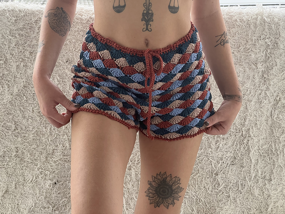 shorts croche