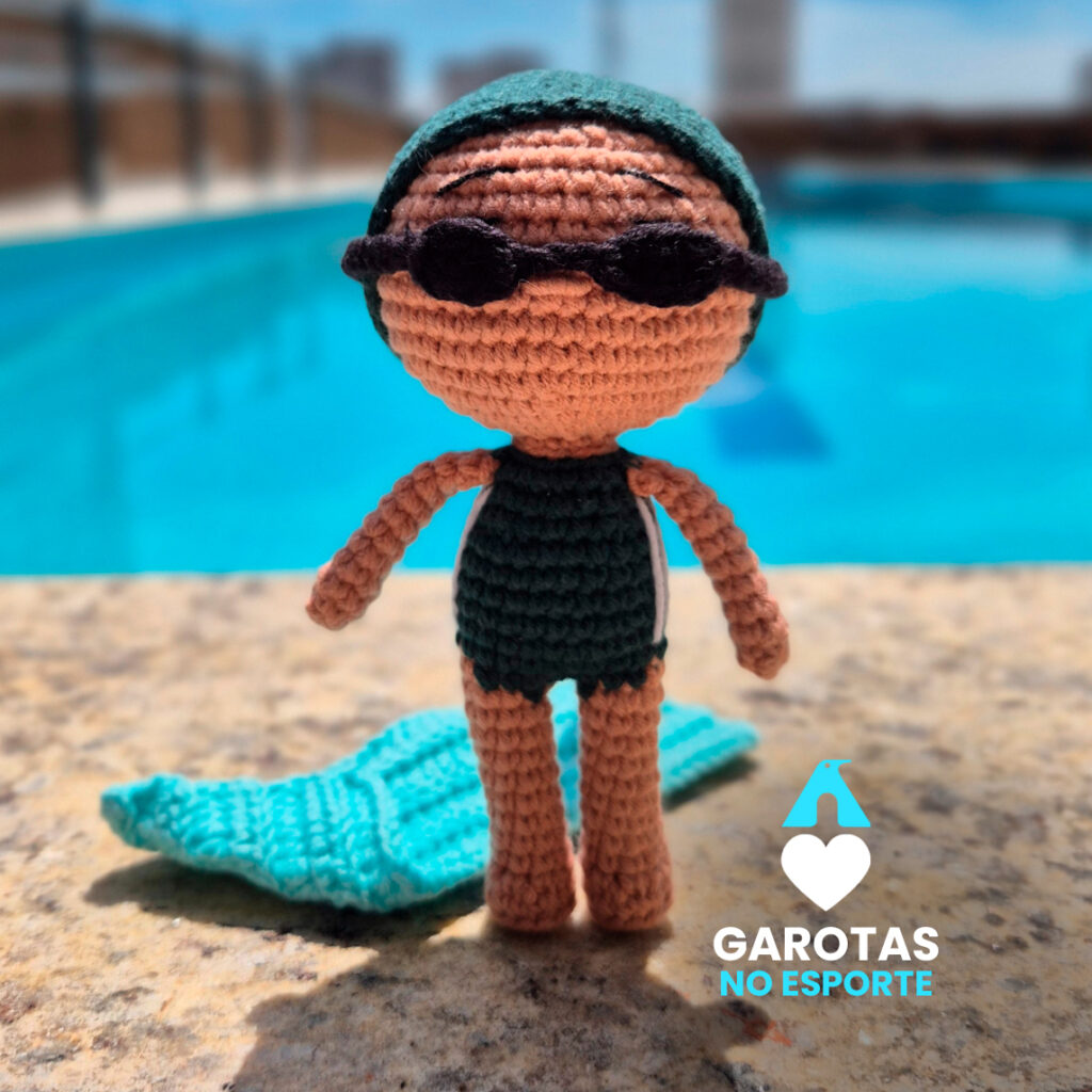 amigurumi nadadora