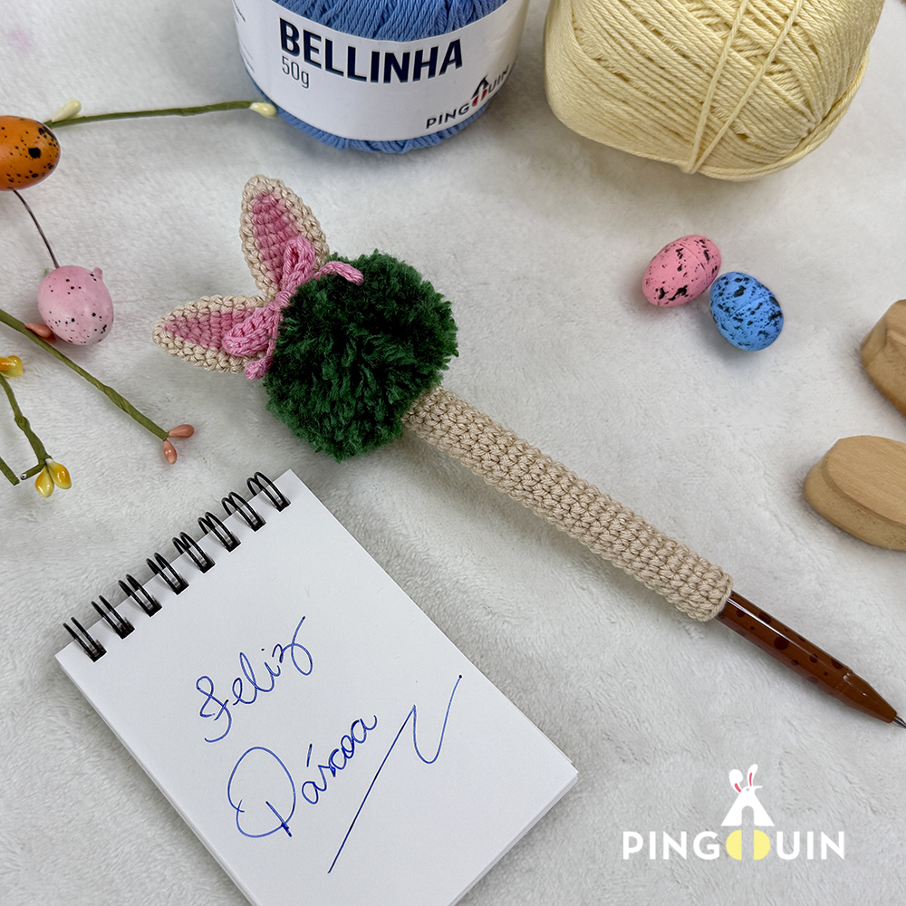 PONTEIRA LAPIS CROCHE