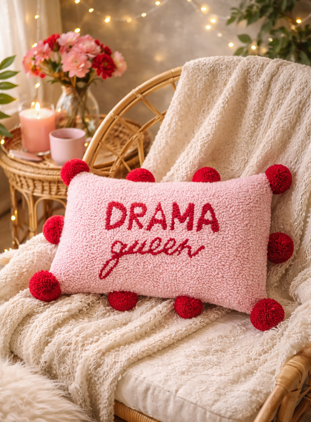 ALMOFADA PUNCH NEEDLE