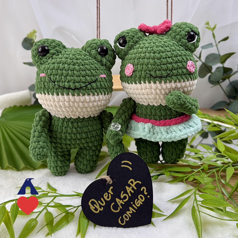 CASAL SAPINHOS AMIGURUMI 1