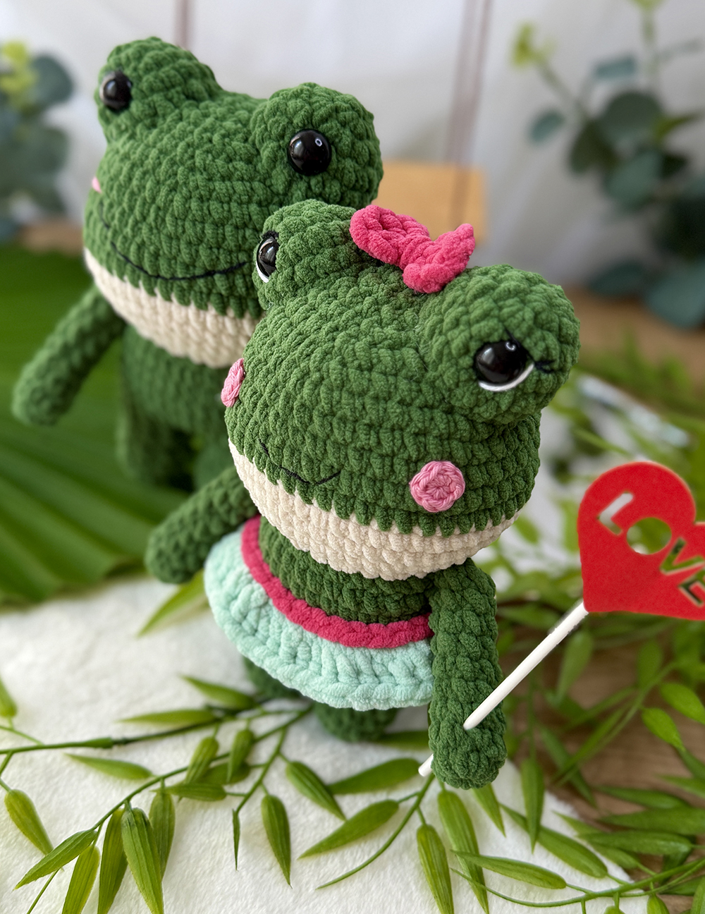 CASAL SAPINHOS AMIGURUMI 