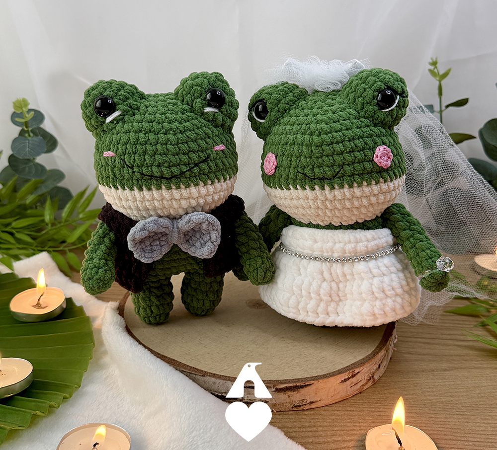 CASAL SAPINHOS AMIGURUMI 