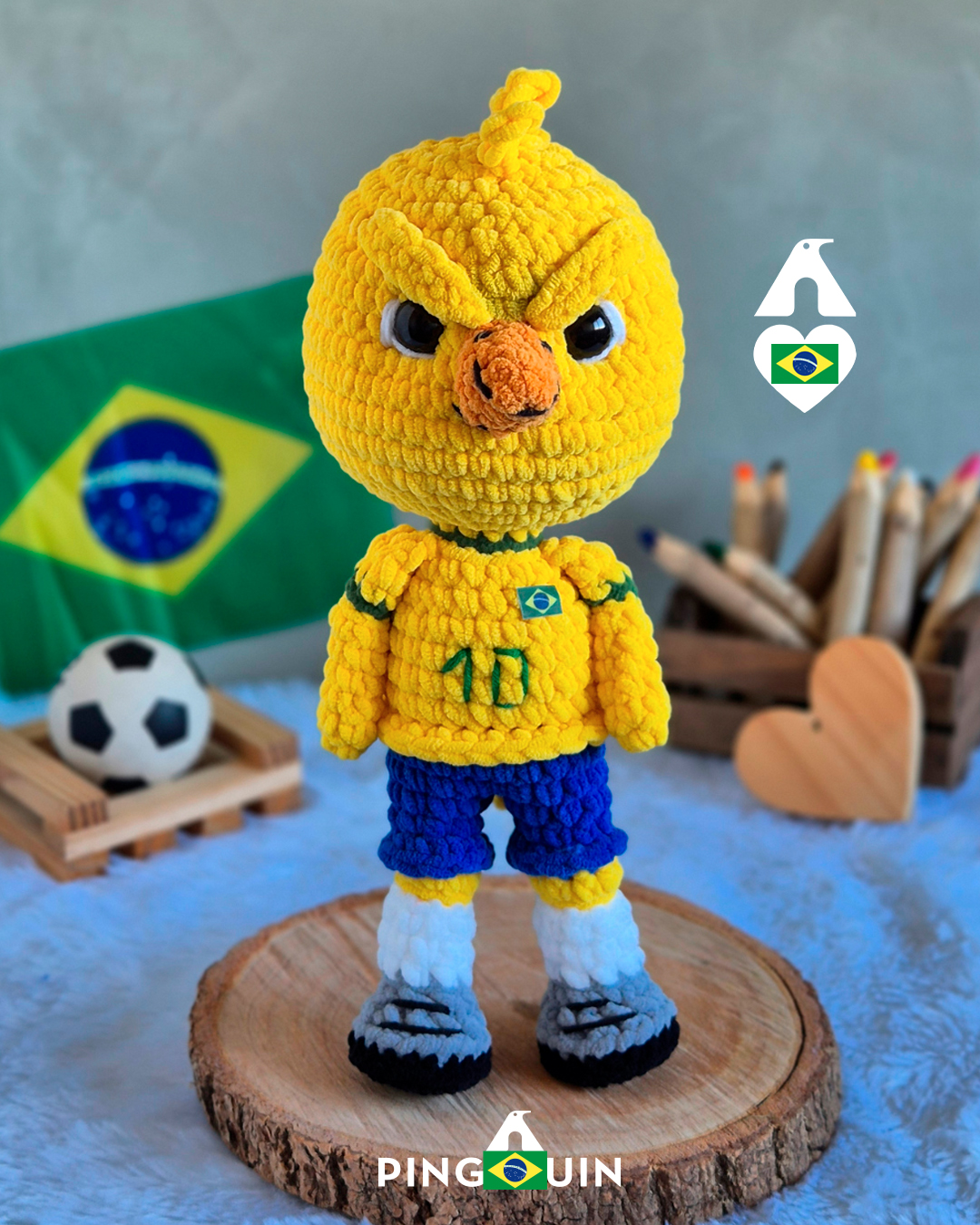 amigurumi canarinho