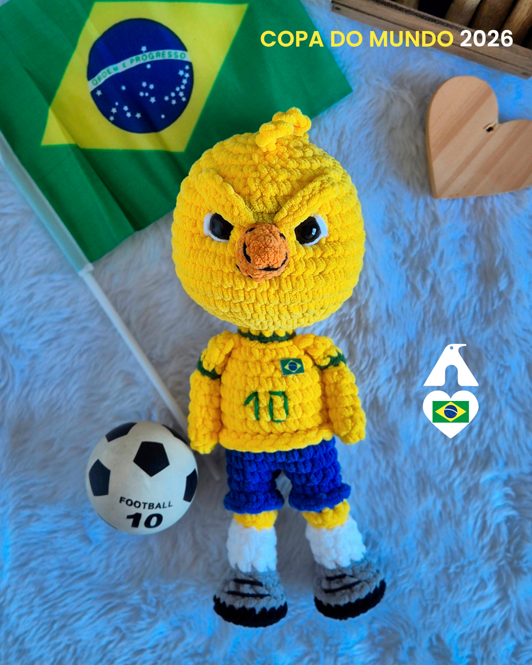 amigurumi canarinho