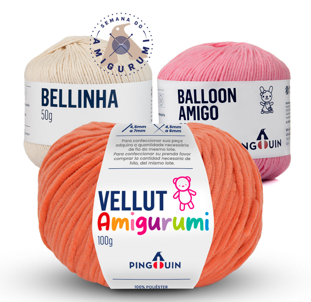 fios bellinha balloon amigo vellut amigurumi