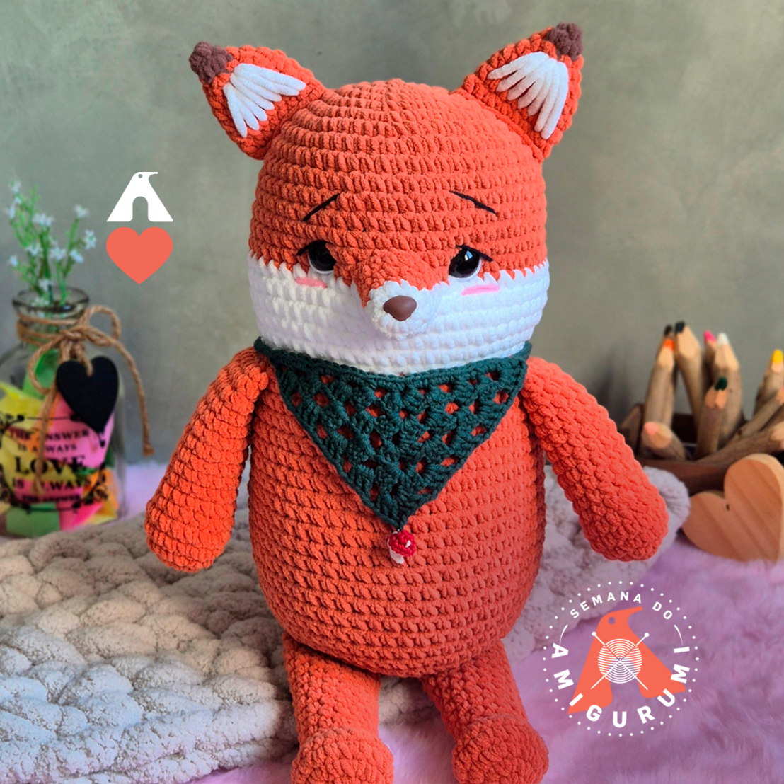 amigurumi raposa