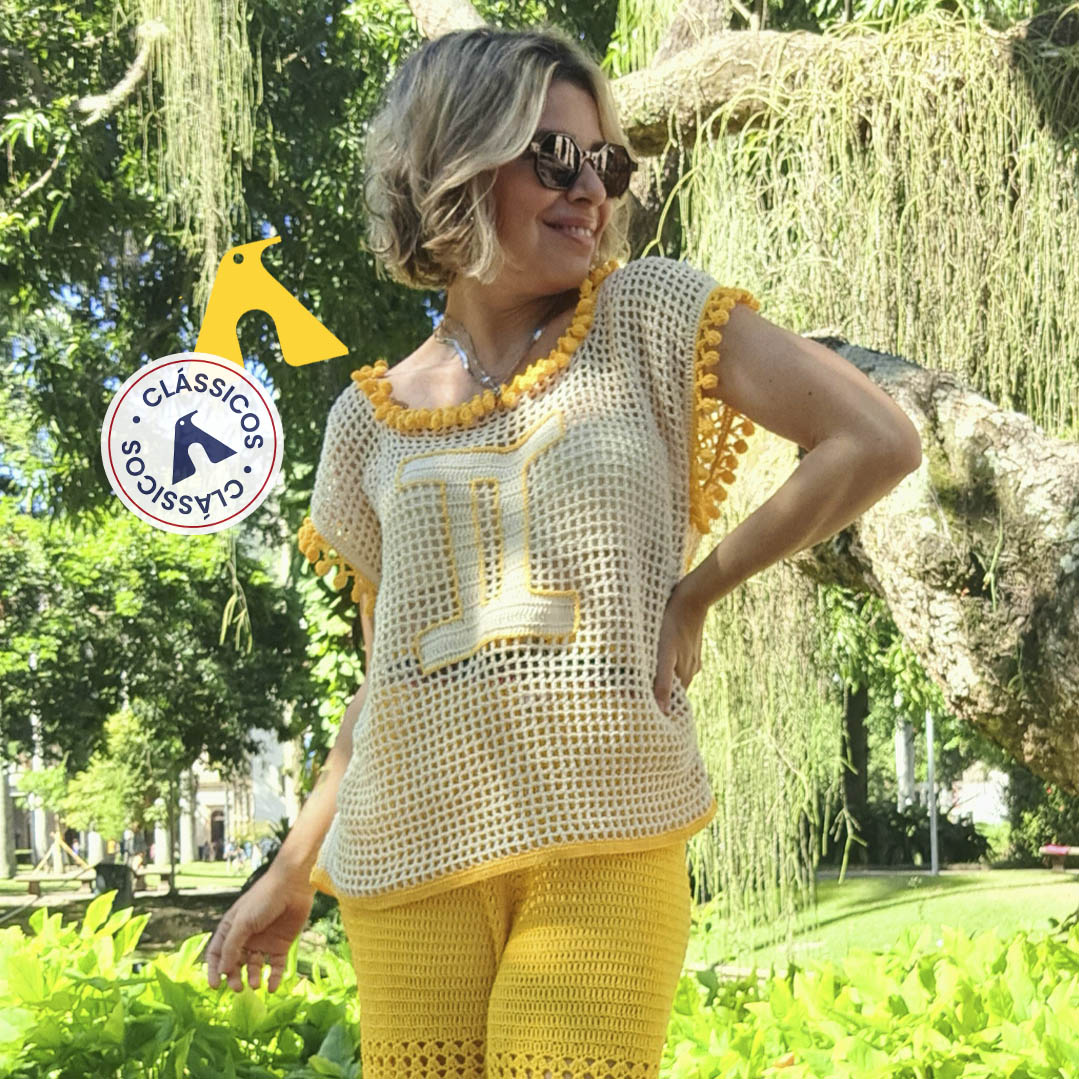 CAMISETA GEMEOS CROCHE