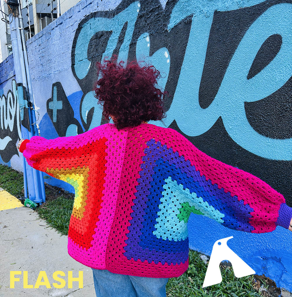 CASACO croche FIO FLASH