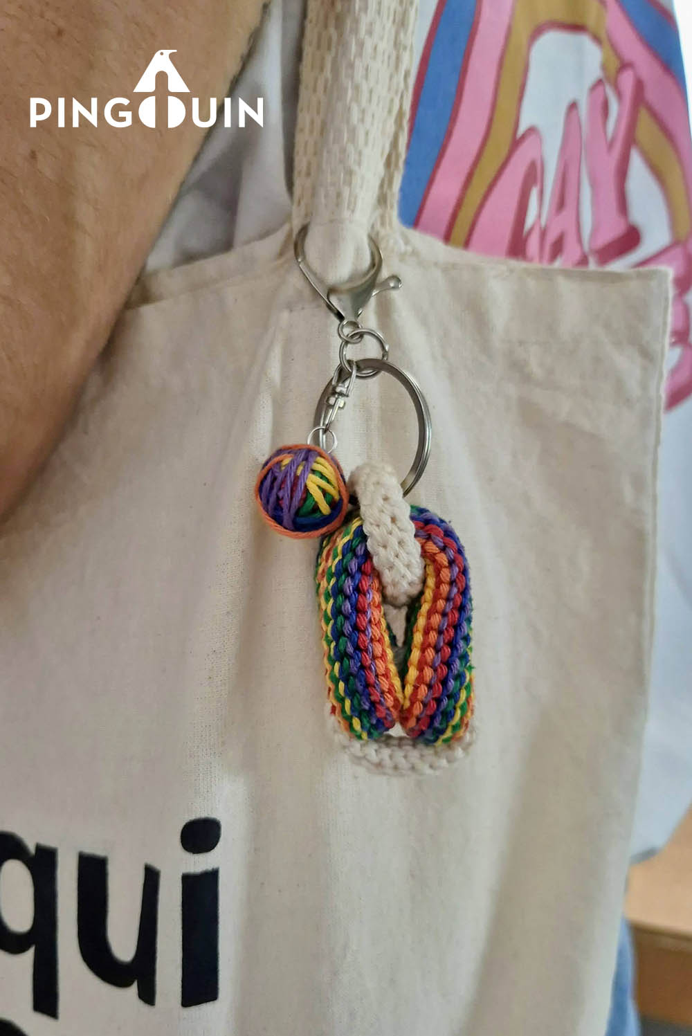 bag charm croche