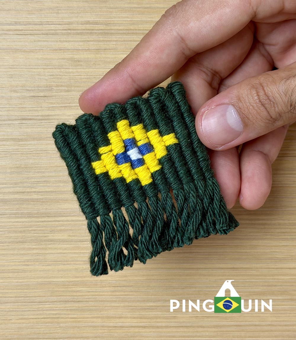 broche brasil croche 