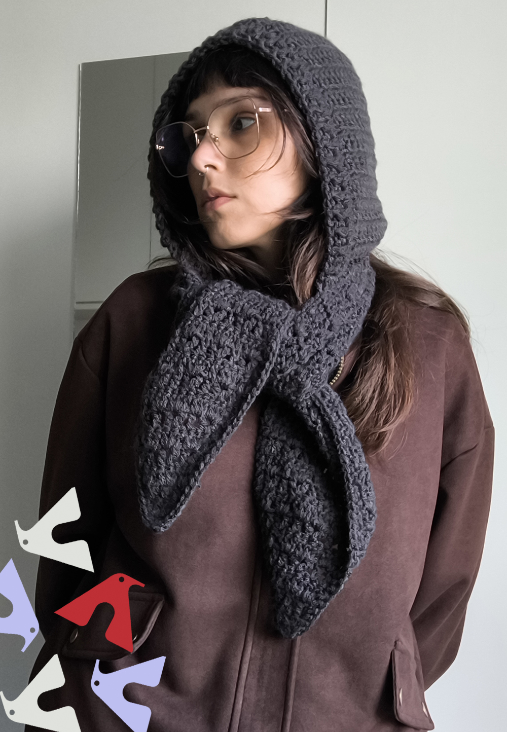lenço croche