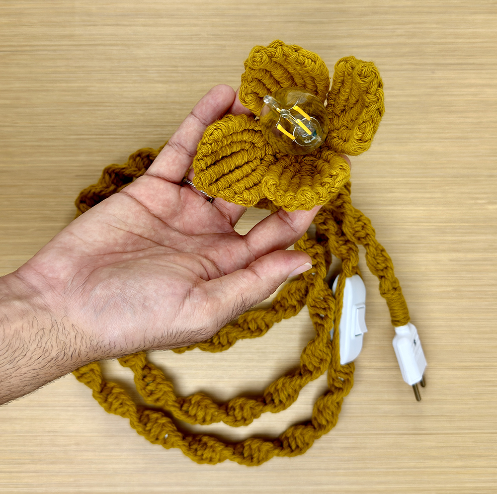 luminaria macrame  