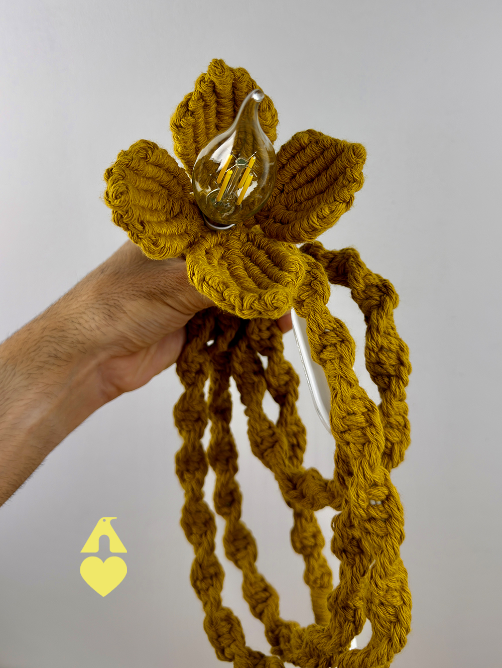 luminaria macrame 